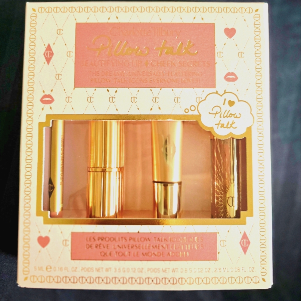 NEW! Charlotte Tilbury Pillow Talk Beautifying Lip & Cheek Secrets Set